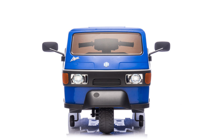 Macchina Elettrica per Bambini Licenza Piaggio Apecar 12V Blu