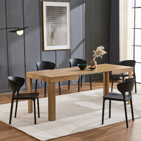 Tavolo da Pranzo Allungabile 120-200x80x76 cm in Legno Quercia prezzo
