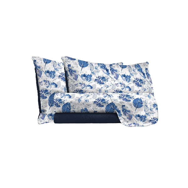 Ensemble de draps avec impression au-dessus et au-dessous et feuilles taies d'oreiller différentes tailles acquista
