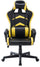 Chaise Gaming Ergonomique en Similicuir Hauteur Réglable Motti Jerez Noir et Jaune