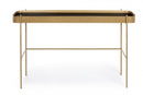 Consolle Rashida Oro 120x43 in Vetro