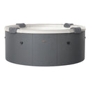 Vasca Idromassaggio Spa Denver Smontabile Trasportabile con Wifi per 6 Persone 182x182x70 cm in Materiale Plastico Grigio      