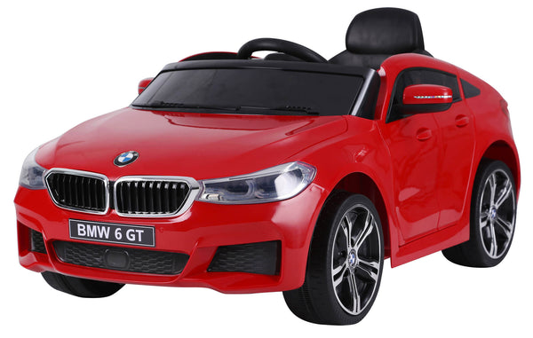 acquista Véhicule électrique porteur pour enfants 12V sous licence BMW 6 GT Rouge