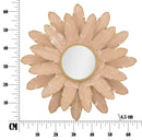 Specchio Glam Rosa 64,5x4,5 cm in Ferro Rosa