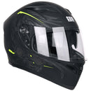 Casco Integrale per Scooter Visiera Lunga CGM Tampere Indian 316S Giallo Fluo Opaco Varie Misure