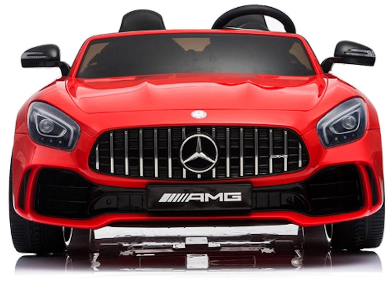 Macchina Elettrica per Bambini 2 Posti 24V con Licenza Mercedes GTR AMG Rossa