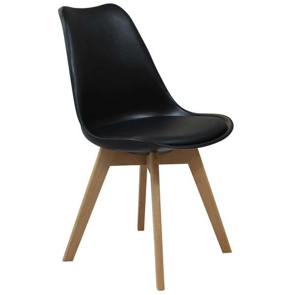 prezzo Chaise Marsiglia 48x43x82 h cm en Bois Noir