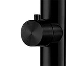 Doccia da Giardino 228,9x18x25 cm con Doccetta e Lavapiedi Sined Bosa Nero satinato