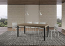  Tavolo Allungabile 200-460x90x77 cm Everyday Tortora Gambe Antracite