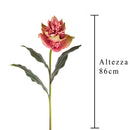 Set 2 Fiori Artificiali di Medinilla Altezza 86 cm Rosa