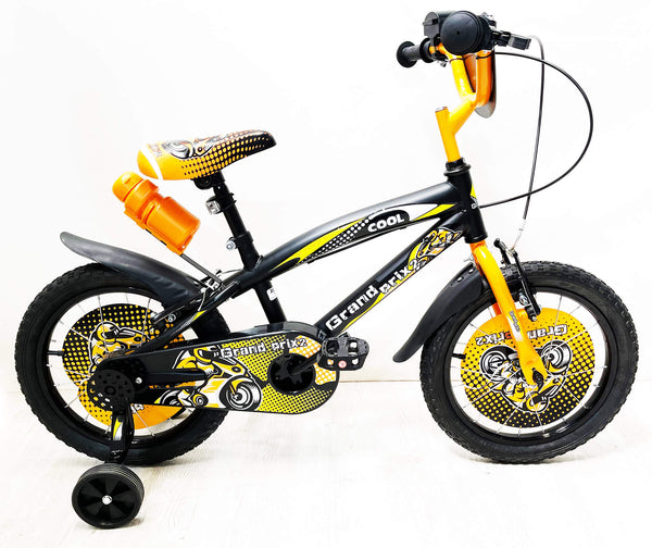 Vélo enfant 16" 2 freins avec bouteille d'eau et bouclier avant noir prezzo