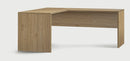 Scrivania da Ufficio Angolare Sinistra 180x76x169 cm Noce Stelvio