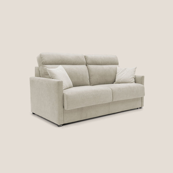 Canapé lit 2 places 176x102x97 cm en tissu beige prezzo