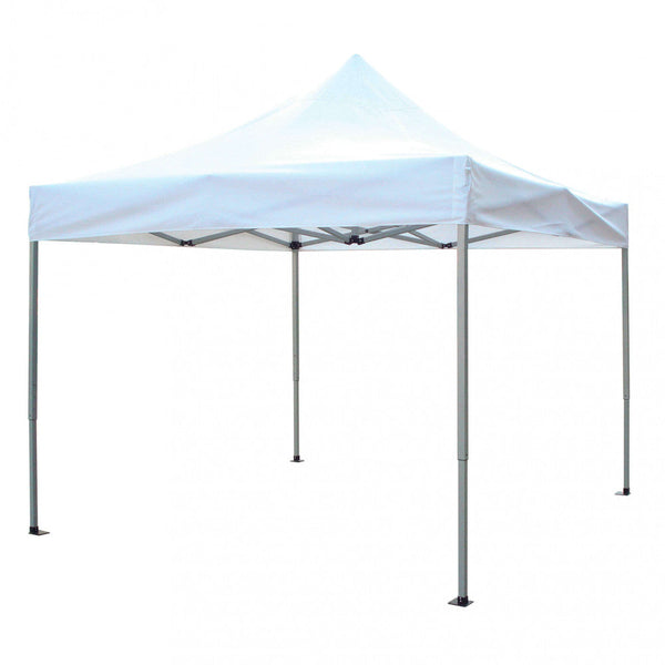 Tonnelle Pliante Professionnelle 3x3m en Aluminium Blanc sconto