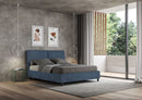 Letto Matrimoniale Mados Blu Varie Misure