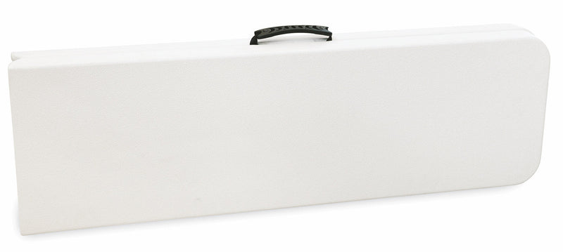 Set 2 Panche Pieghevoli per Catering in Acciaio e Plastica Soriani Bianca