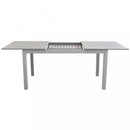 Tavolo Cuba Allungabile 150/210x90x75 h cm in Alluminio Tortora