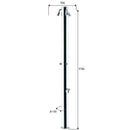 Doccia da Giardino Tripla 3 Temporizzatori e Lavapiedi ATI Docce MUL-3P Inox Anodizzato