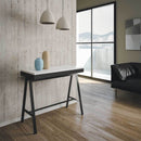 Consolle Allungabile in Legno e Ferro H77x40x90/300cm Itamoby Banco Evolution Bianco Frassino Classica