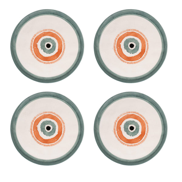 Set 4 Piatti Tondi Ø32x2 cm in Dolomite VdE Tivoli 1996 Occhio Marino online