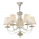 Lampadario Elegant in Metallo Olivia Avorio