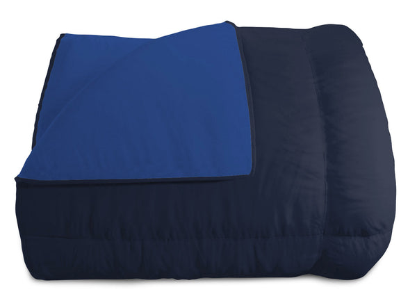 Couette Hiver Double Face 300gr Bleu Foncé/Bleu Royal prezzo