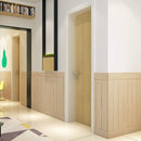 Parato 3D Adesivo in PE 70x70 cm Legno Paglierino antiurto fonoassorbente