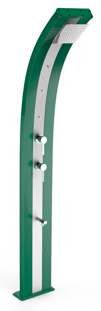 Doccia da Giardino Miscelatore Nebulizzatore e Lavapiedi Arkema Dada Fascia Inox Verde scuro online