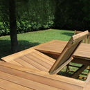 Tavolo Bali 180/240x90x75 h cm in Legno di Acacia Marrone