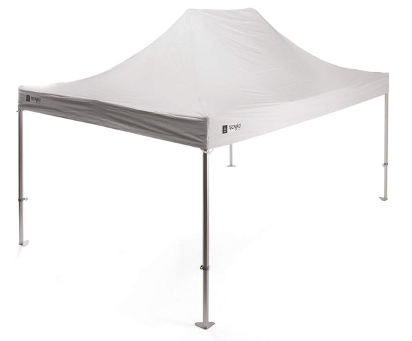 online Tonnelle de Jardin 3x4,5m en Aluminium et Polyester Blanc