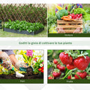 Mini Serra da Giardino Balcone 120x79x53 cm in PVC Trasparente