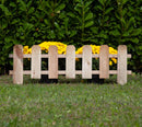 Staccionata Steccato Recinzione Giardino 30/45x110 cm in Legno