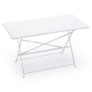 Tavolo da Giardino Pieghevole in Ferro Taddei Bistro bianco