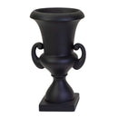 Portavaso resina nero opaco cm 48x48xh90