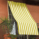 Tenda da Sole per Sormonto 145x250 cm con anelli rinforzati Giallo