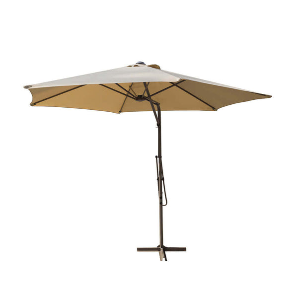 acquista Zenith Parasol de jardin déporté Ø3 m en acier Tortora