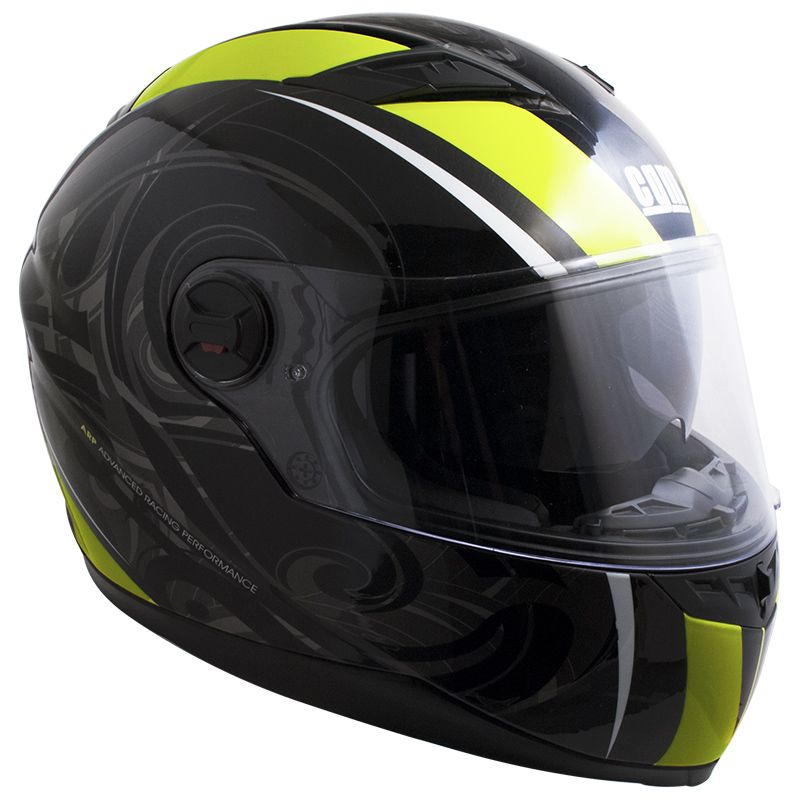 Casco Integrale per Scooter Visiera Lunga CGM Los Angeles 308G Giallo Fluo Varie Misure