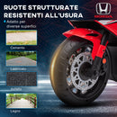 Moto Elettrica per Bambini con Licenza Honda CBR 1000RR 6V Velocità 3km/h Rosso  