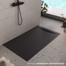 Piatto Doccia in Pietra Bonussi Ardesia Calcutta Nero Varie Misure