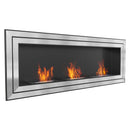 Camino a Bioetanolo da Parete 180x65 cm Flig Miami 180 Senza Vetro