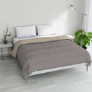 Piumino Invernale in Microfibra 200gr Doubleface Sabbia/Crema Varie Misure