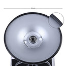 Sgabello con Braccioli Alzata a Gas e Seduta Girevole in Similpelle Vandi Bianco