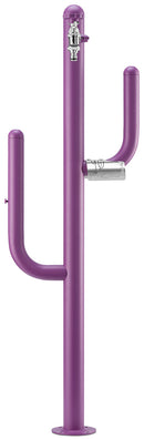 Fontana a Colonna Rubinetto Doppio in Ottone e Porta Tubo Arizona Belfer 42/ARZ Viola