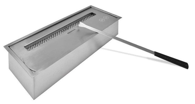 Bruciatore a Bioetanolo per Camini 3,5L 46x19 cm Menzi Silver