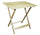 Table de Jardin Pliante 80x60x80 cm en Bois Naturel