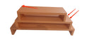 Set 3 Mensole da Parete 60-50-40x15,5x8 cm in Fibra di Legno Calamita Arancio Seconda Scelta
