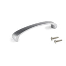 Maniglia per Mobile Kyoto Interasse 96 Nichel Satinato Zama Emuca