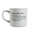 Set 2 tazze Ø9,2x8,7 cm in New Bone China VdE Tivoli 1996 Bianco