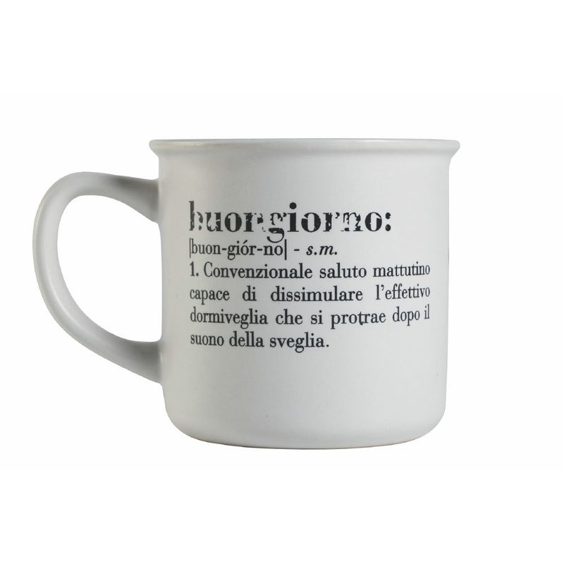 Set 2 tazze Ø9,2x8,7 cm in New Bone China VdE Tivoli 1996 Bianco