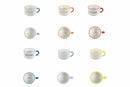 Set 12 Tazzine da Caffè 90 ml in Porcellana Villa d'Este Home Tivoli Caffeomanzia Every Day Mood